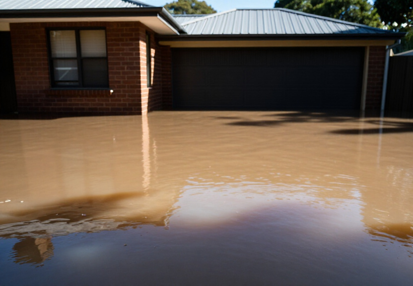 Before and After Flood Damage Repair in Artarmon